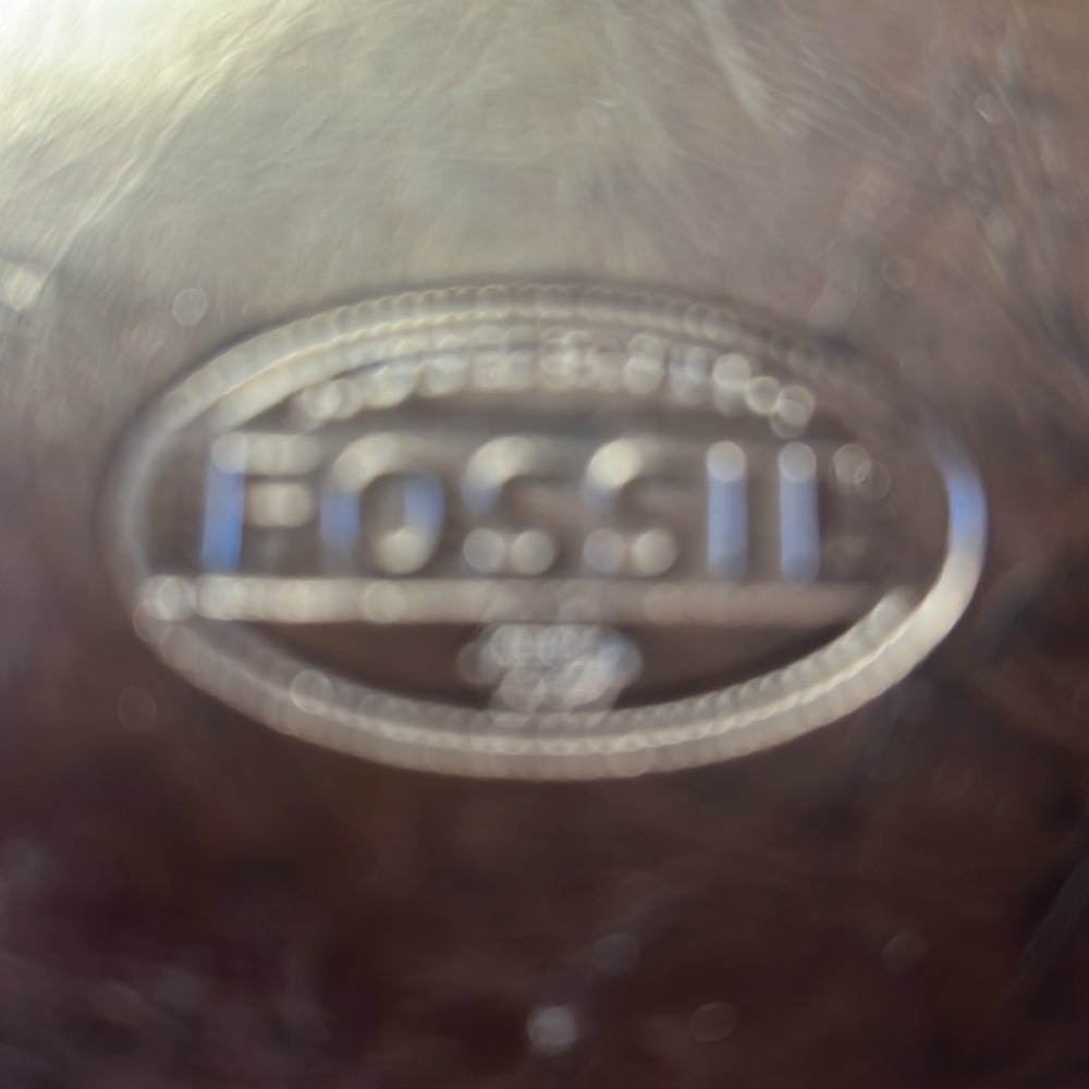 Fossil Glasses Hard Case Clam Shell Color Brown - image 2